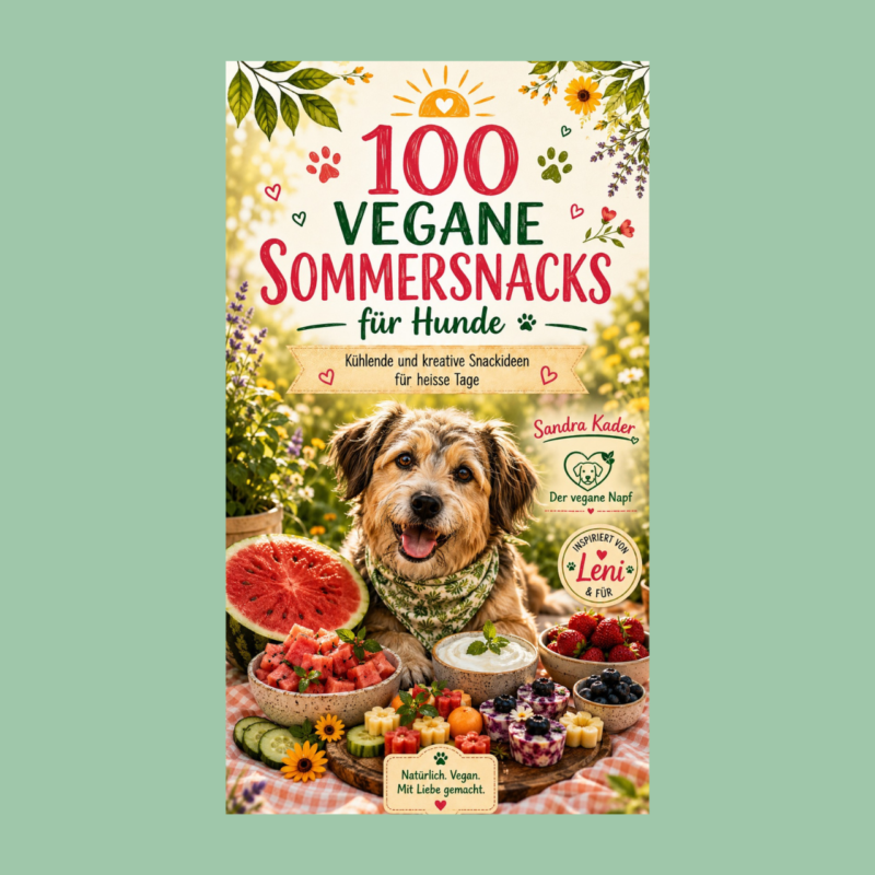 100 vegane Sommersnacks für Hunde – die perfekte Abkühlung für heiße Tage!